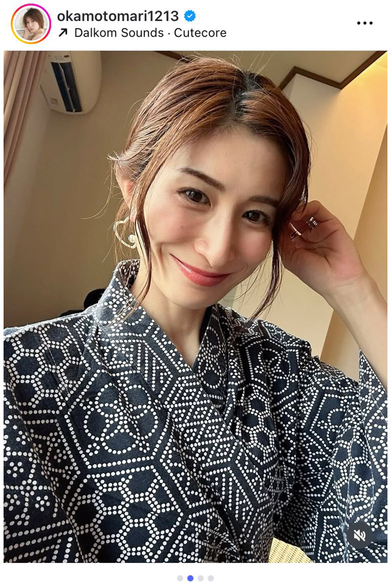 おかもとまり【写真：インスタグラム（＠okamotomari1213）より】