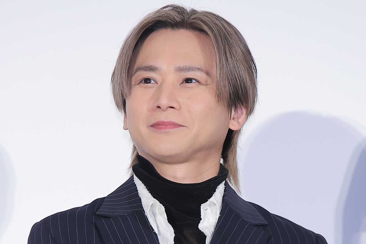 イベントに出演したDOMOTOの堂本光一【写真：ENCOUNT編集部】