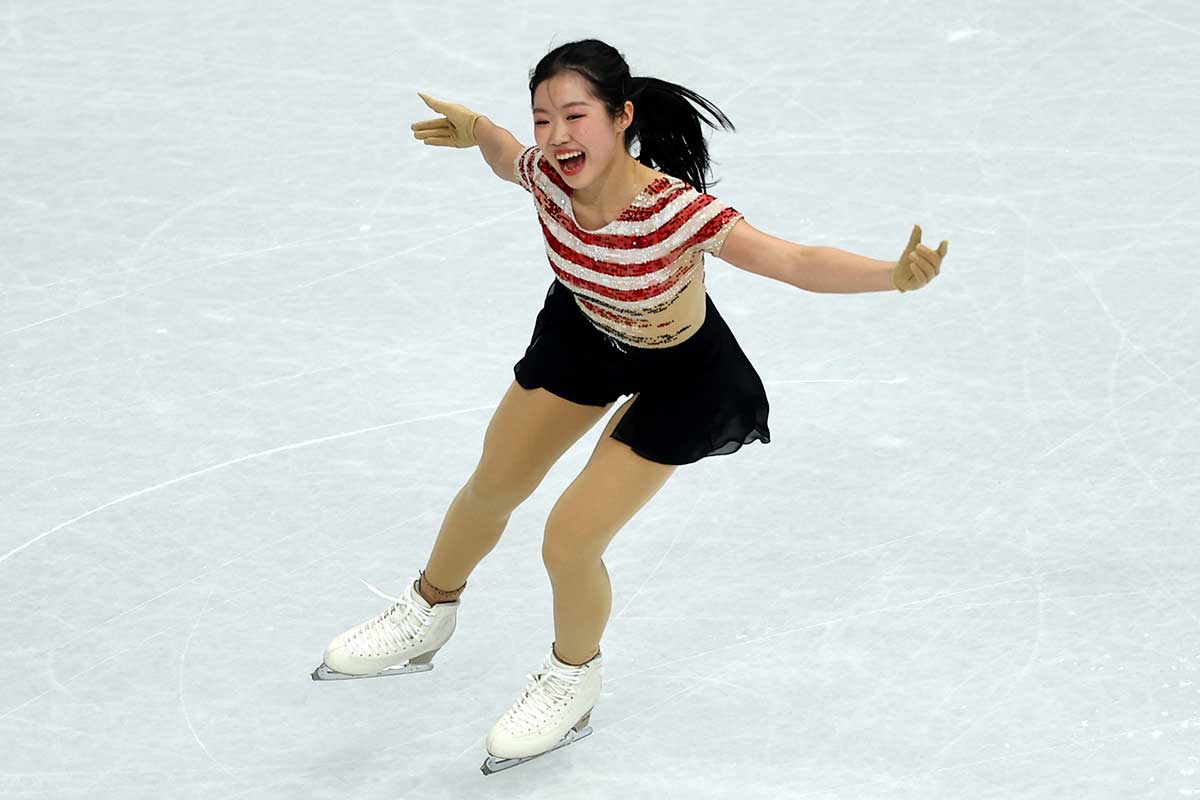 “首傾げ”だけじゃない　フィギュア中井亜美、ハートポーズの種類に大御所MCら興味津々「ああ！」