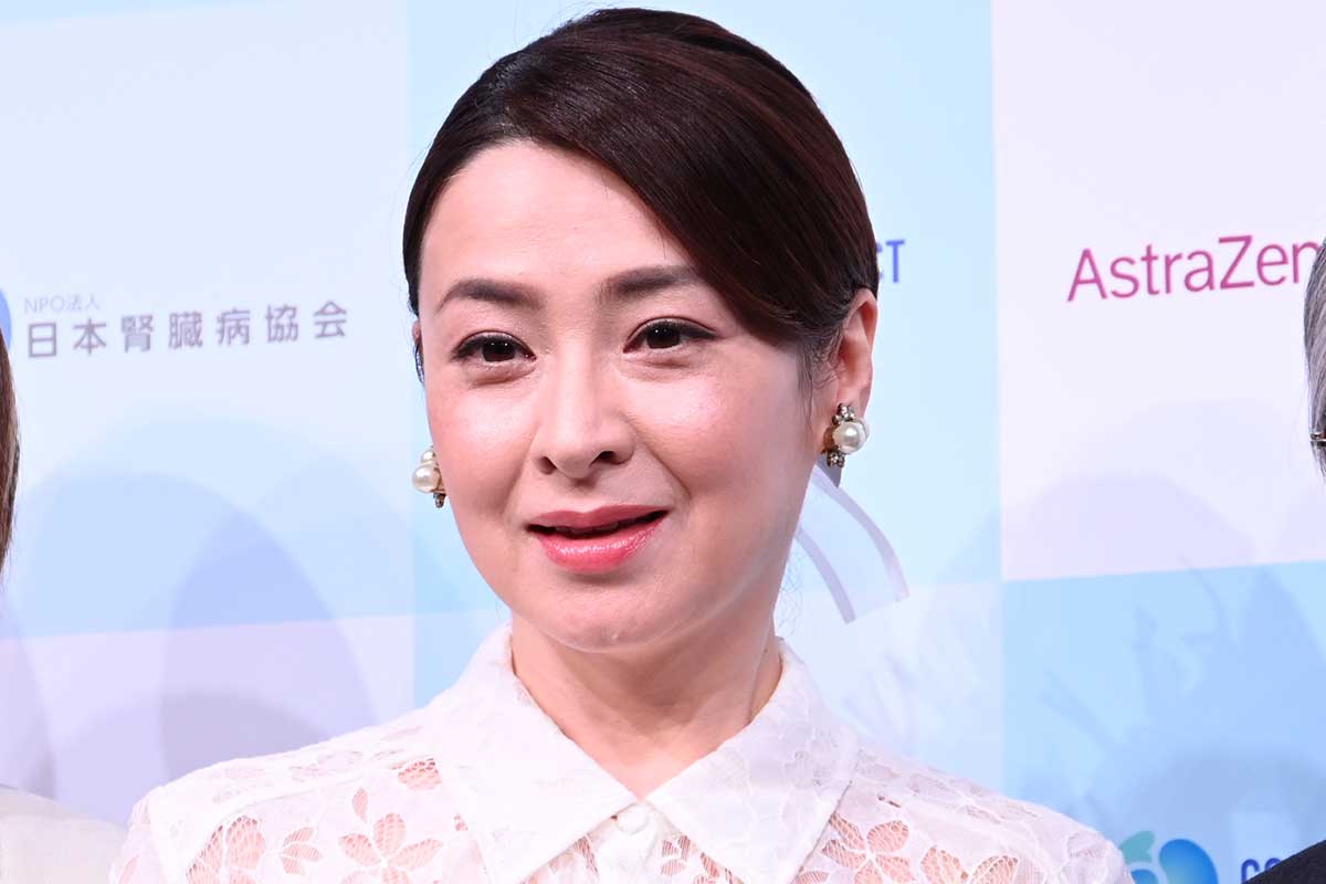 檀れい、腎臓病啓発アンバサダーで意識変化「GFR値をチェックするように」　宝塚時代との違い明かす