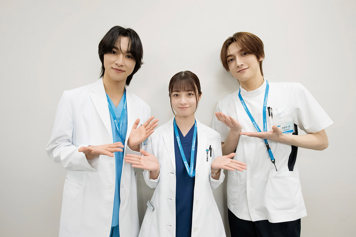 ROIROM、月9でドラマ初出演　本多大夢は研修医、浜川路己は看護師役「緊張の二文字につきました」