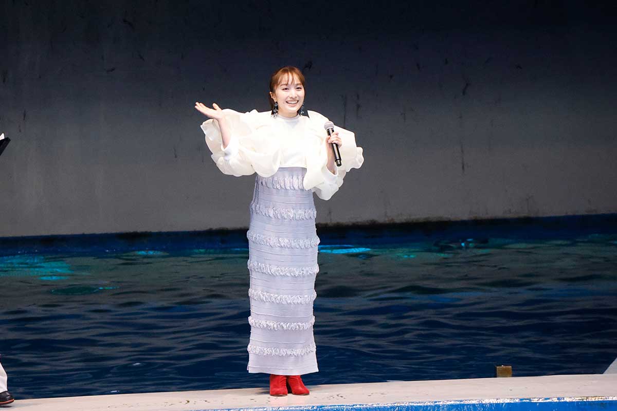 サプライズ登場したももいろクローバーZの百田夏菜子【写真:ENCOUNT編集部】