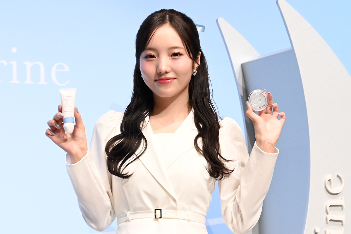 発表会に出席した本田真凜【写真：ENCOUNT編集部】