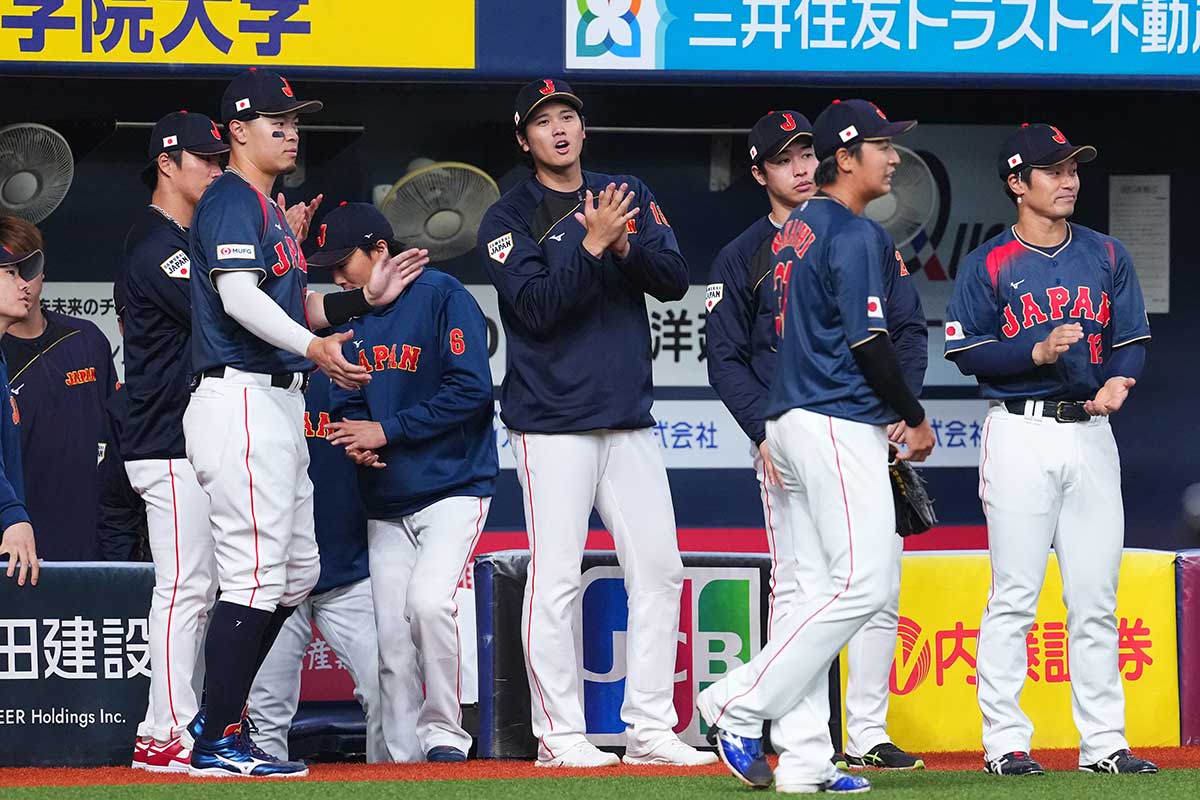 侍ジャパン戦、現地の特大ビジョンに映った人物に騒然　ネットは困惑「大谷さんより目立ってる」