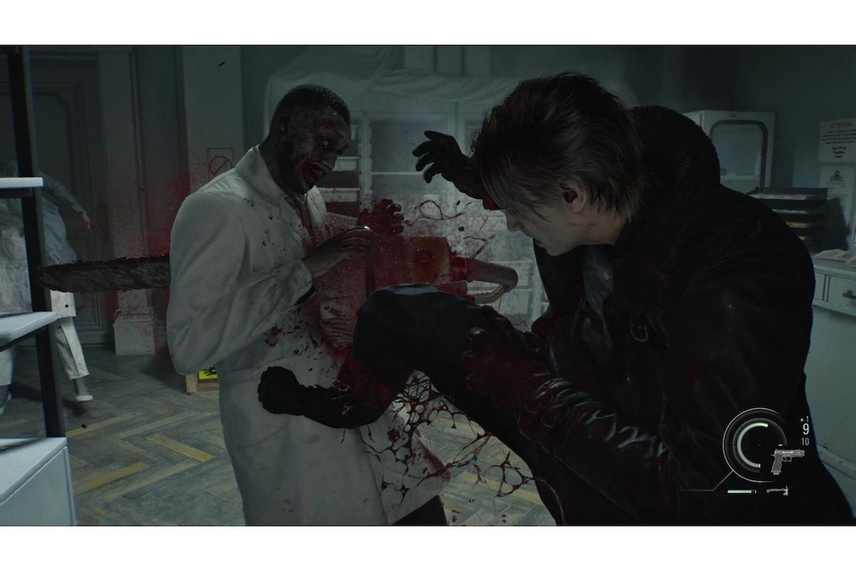 ゾンビとの対決は醍醐味の一つ【画像：(C)CAPCOM】