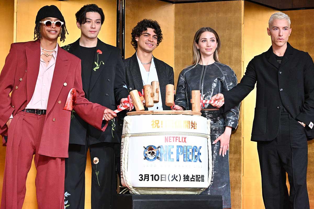 実写『ONEPIECE』麦わらの一味、5人がそろい踏み　“ルフィ”イニャキ・ゴドイ「ここにいることがとてもすご～い」