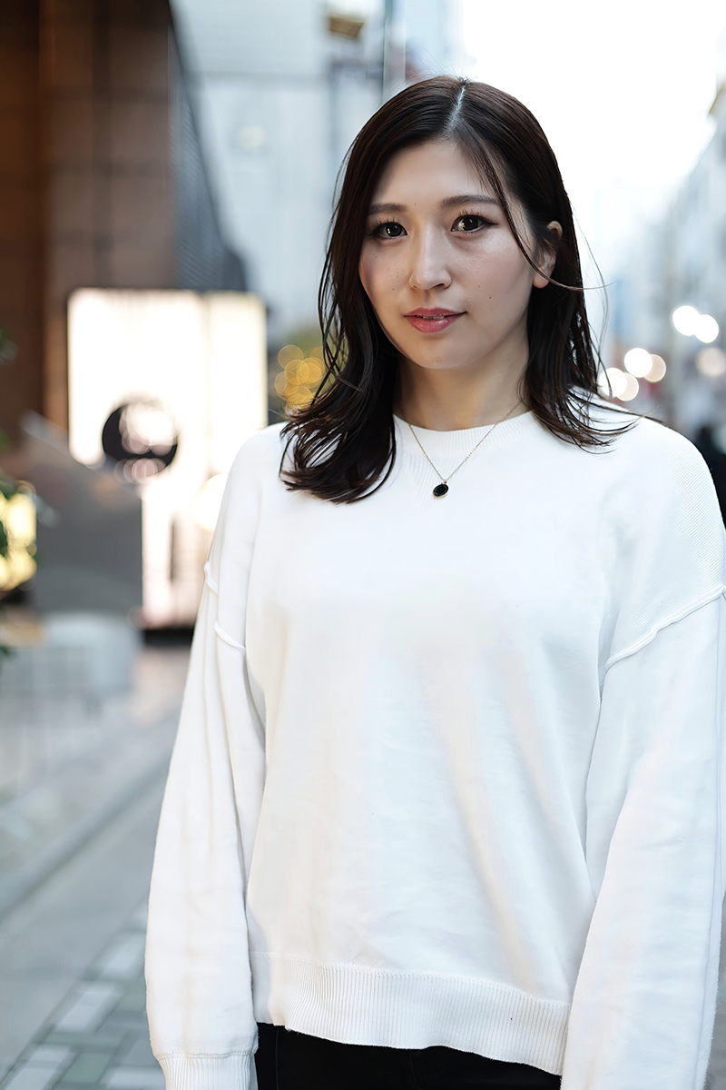 CHIAKIとの防衛戦について語った青野未来【写真：橋場了吾】