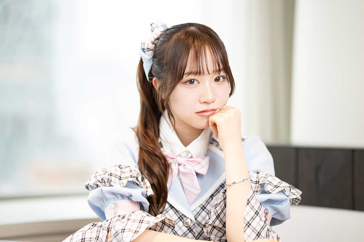 アイドル挑戦への思いを語った【写真：増田美咲】