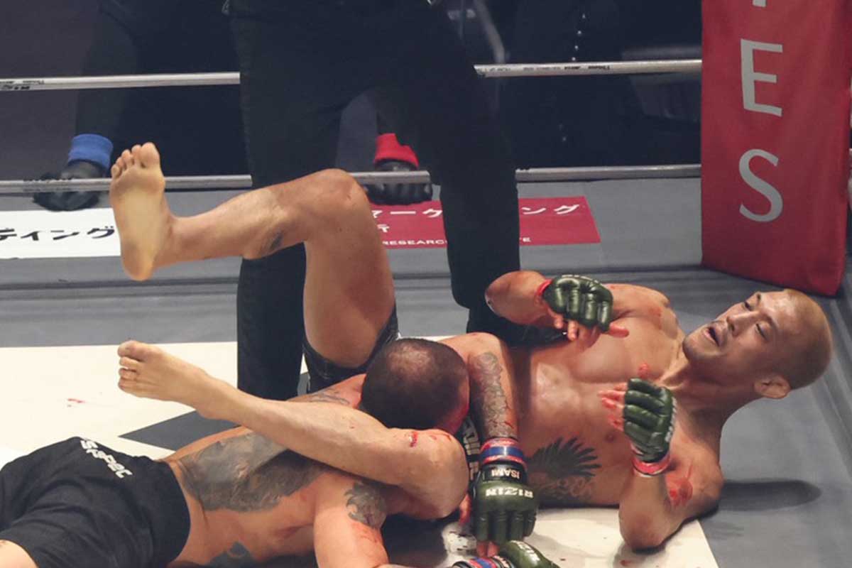【RIZIN】金髪変貌の“いぶし銀”が元LFA王者を圧倒　約4年4か月ぶりフィニッシュでタイトル戦線浮上「生き残ったぞー！」
