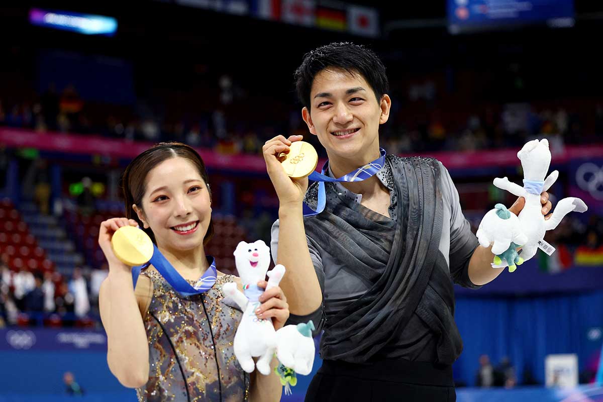 三浦璃来（左）と木原龍一【写真：ロイター】