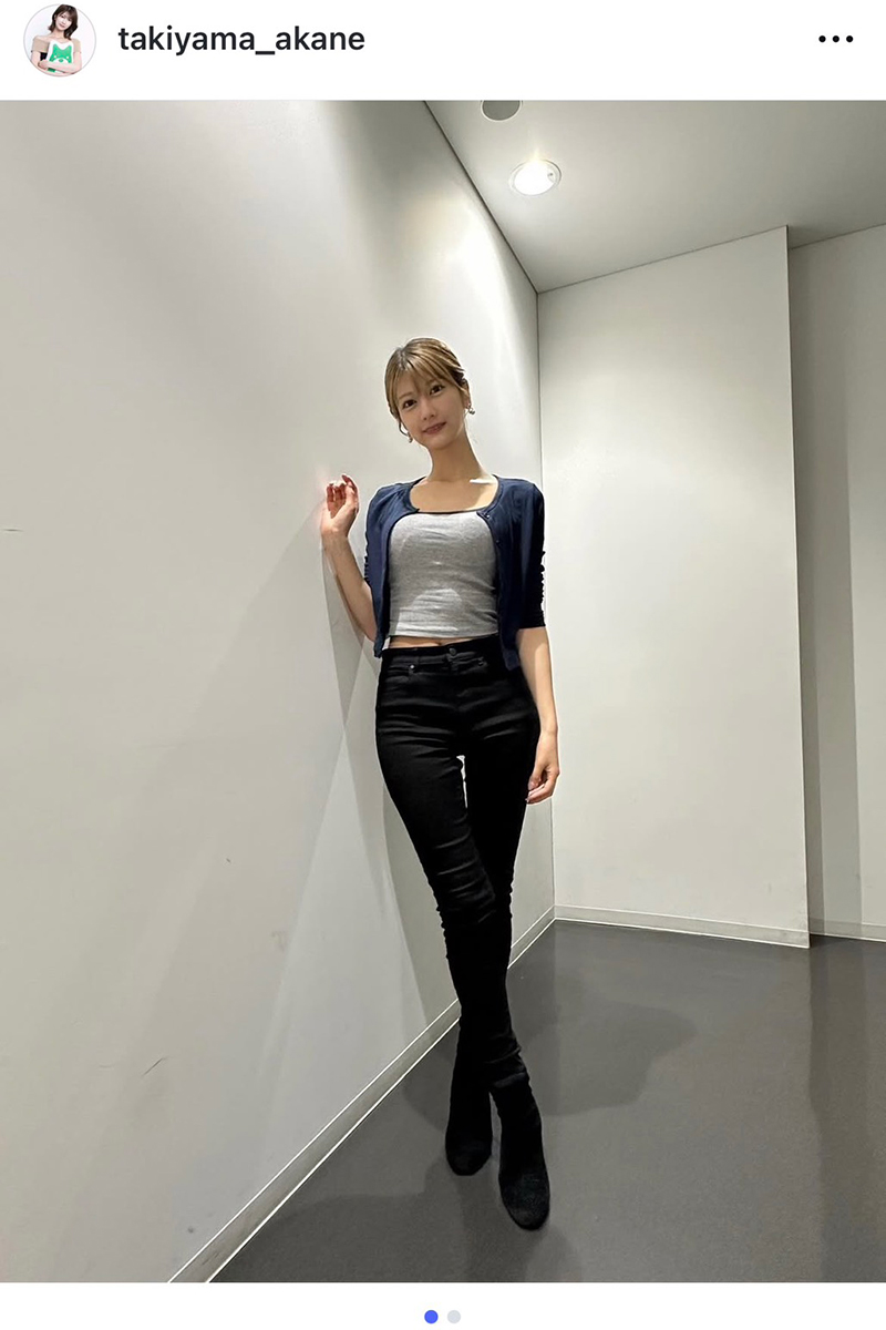 瀧山あかねアナの実際の投稿【写真：インスタグラム（＠takiyama_akane）より】