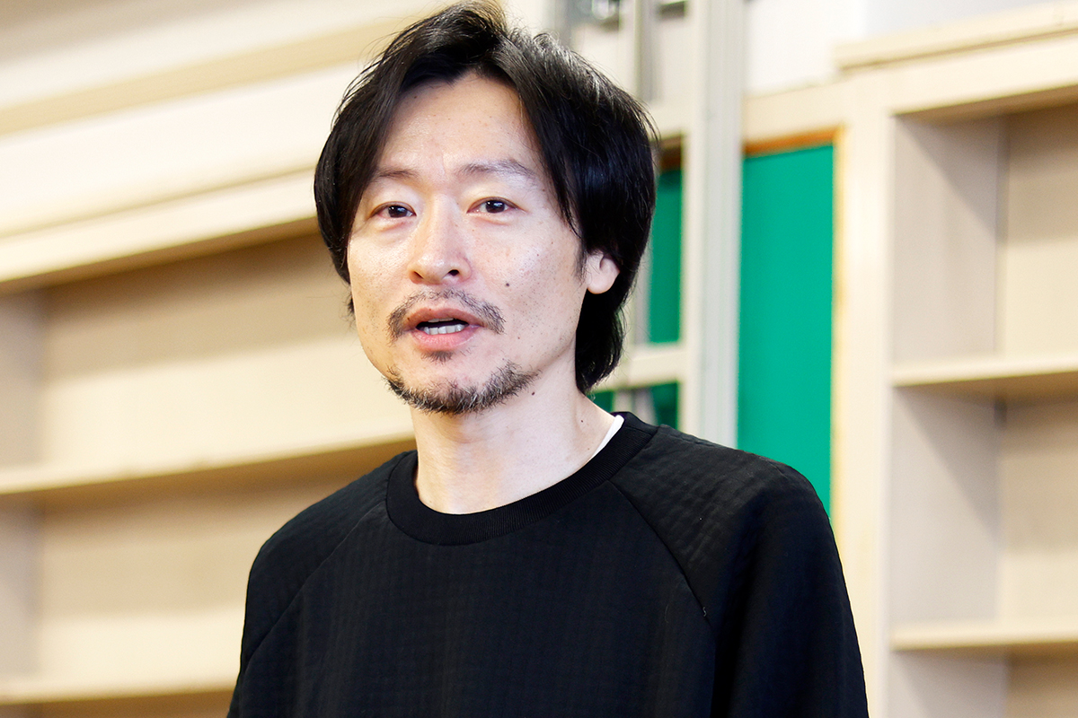 取材会に登壇した川西賢志郎【写真：ENCOUNT編集部】