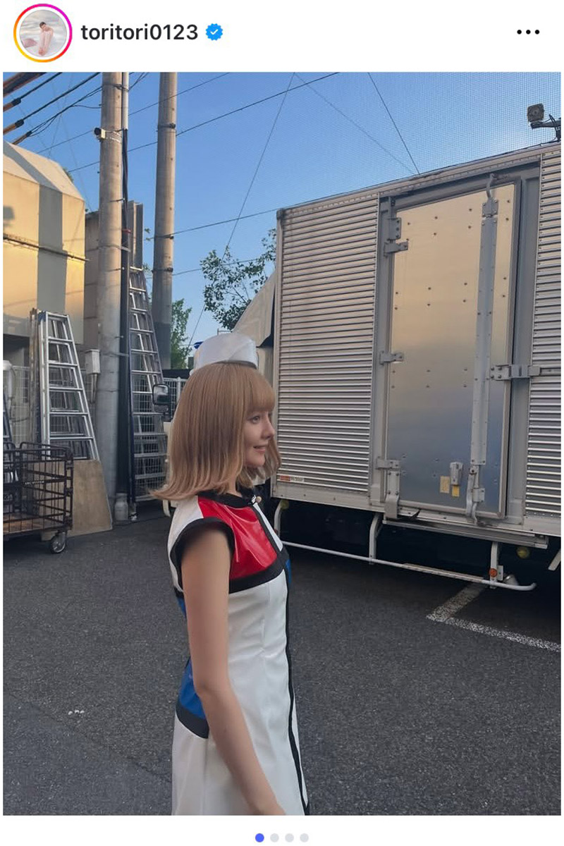 トリンドル玲奈の実際の投稿【写真：インスタグラム（＠toritori0123）より】