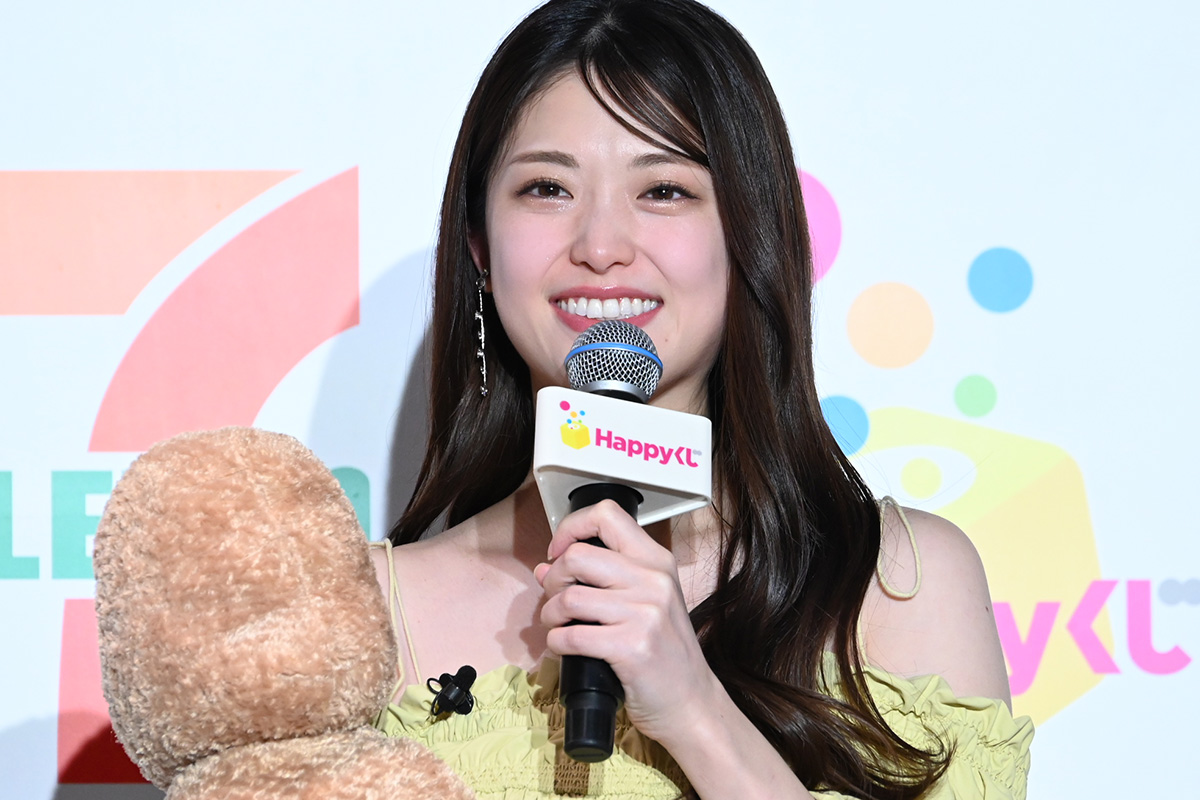 松村沙友理、第1子出産後初の公の場「お腹ペコペコ」　元気にイベント登壇「ママりんごに」