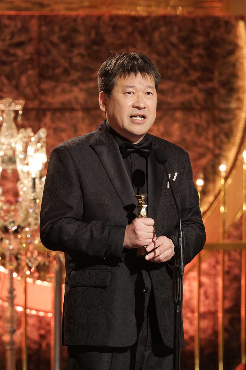 授賞式に出席した佐藤二朗【写真：(C)日本アカデミー賞協会】