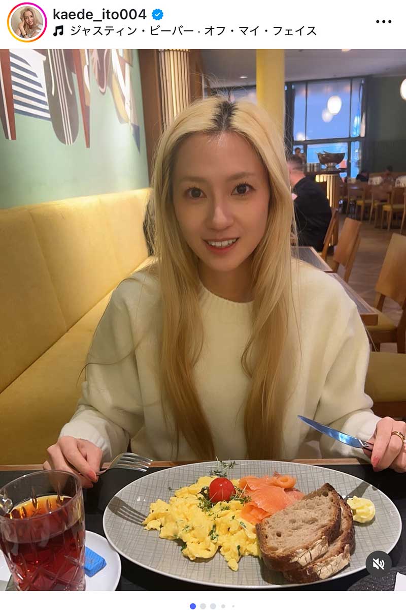 伊東楓さんの実際の投稿【写真:インスタグラム(@kaede_ito004)より】