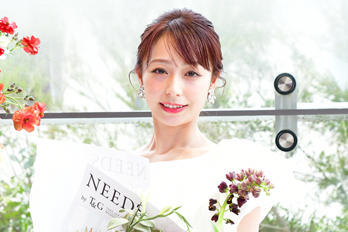 発表会に登場した宇垣美里【写真：ENCOUNT編集部】