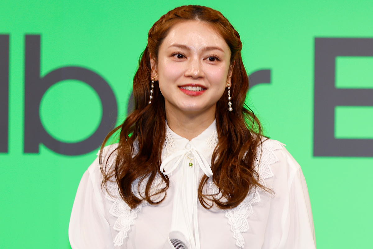 イベントに登壇した平愛梨【写真：ENCOUNT編集部】