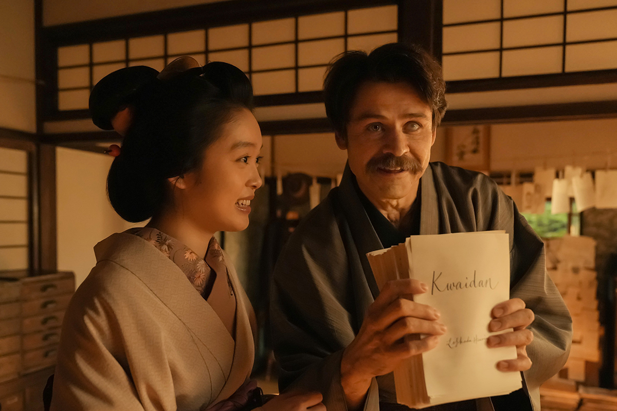 トキ（髙石あかり）とヘブン（トミー・バストウ）【写真：(C)NHK】