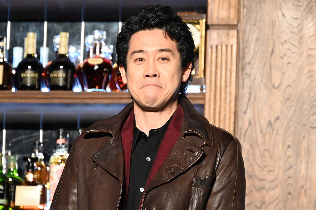 製作発表会見に出席した大泉洋【写真：ENCOUNT編集部】