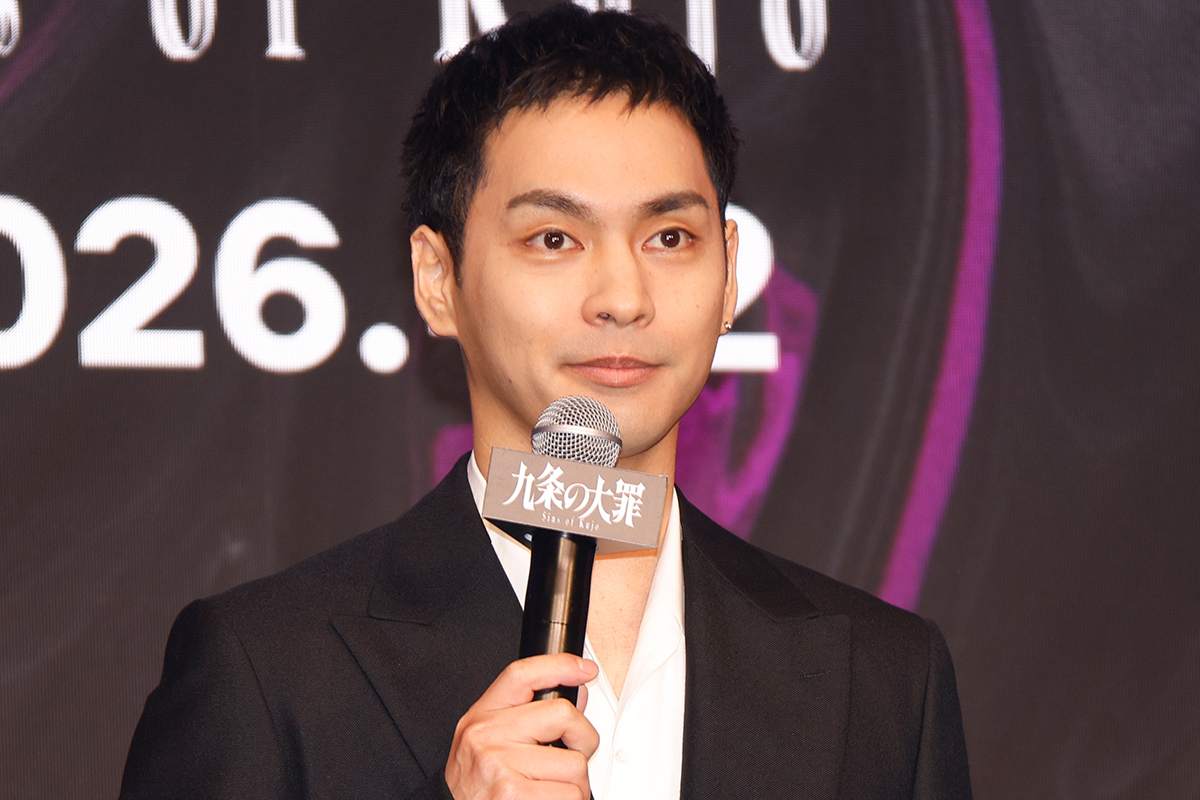 イベントに登壇した柳楽優弥【写真：ENCOUNT編集部】