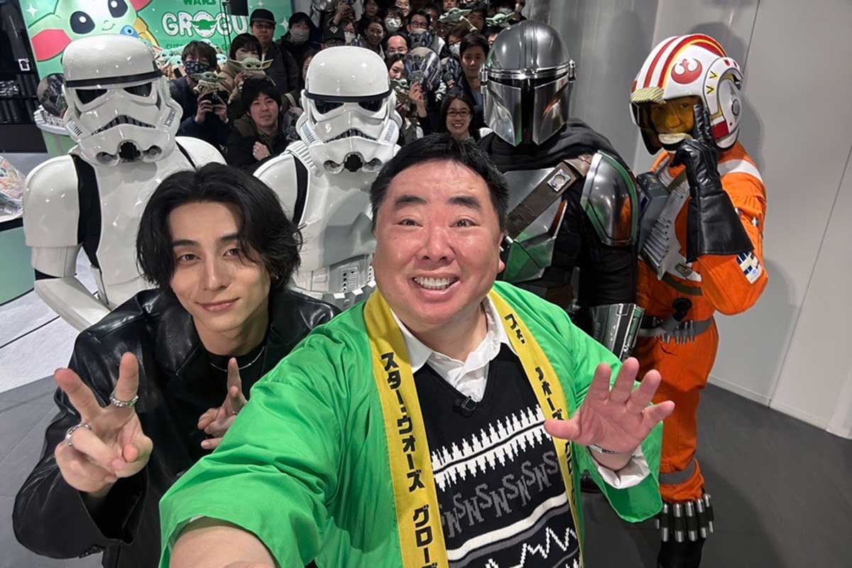 イベントに出席した西洸人（左）と塚地武雅【写真：(C)2026 Lucasfilm Ltd. & TM. All Rights Reserved.】