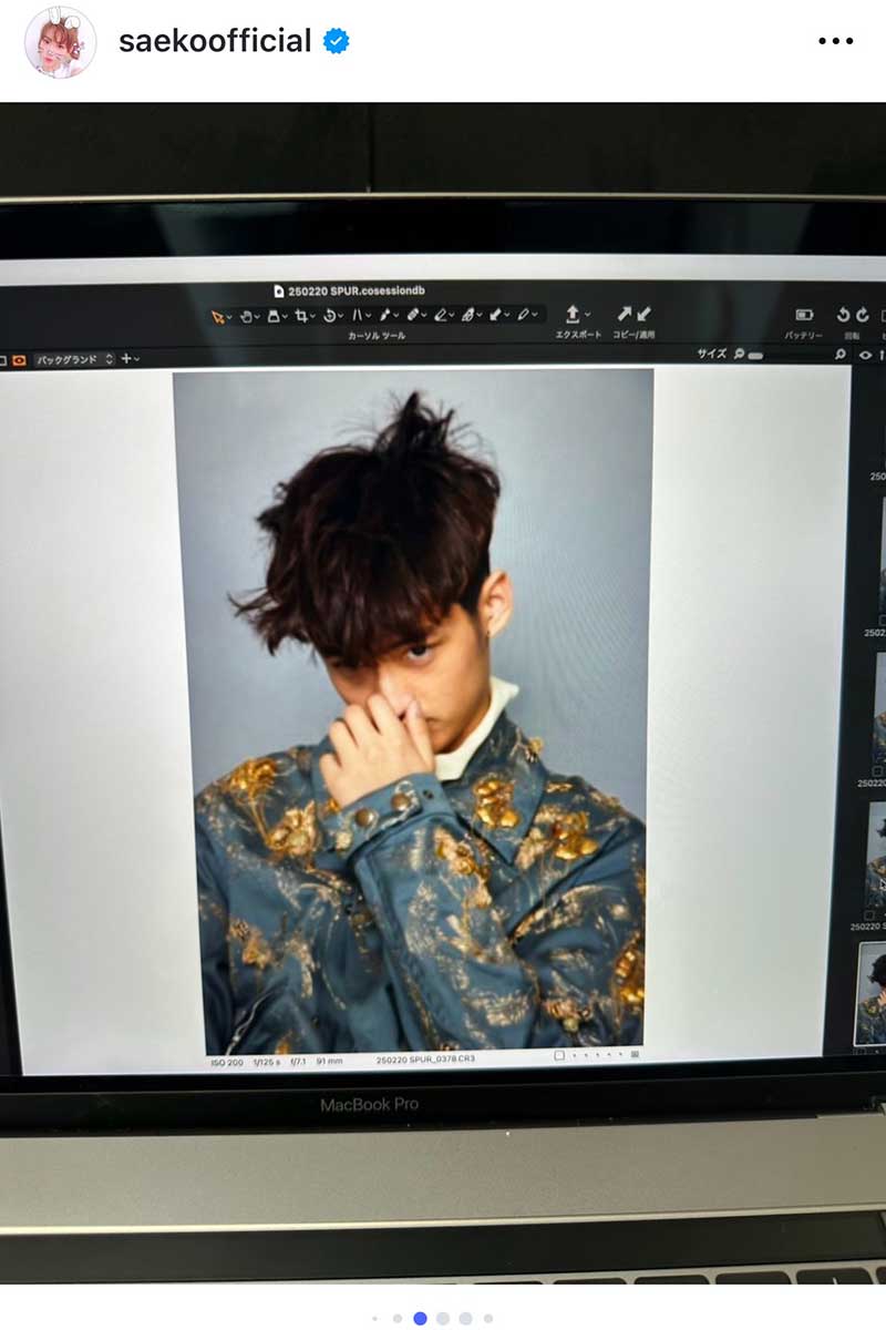 紗栄子の実際の投稿【写真：インスタグラム（＠saekoofficial）より】