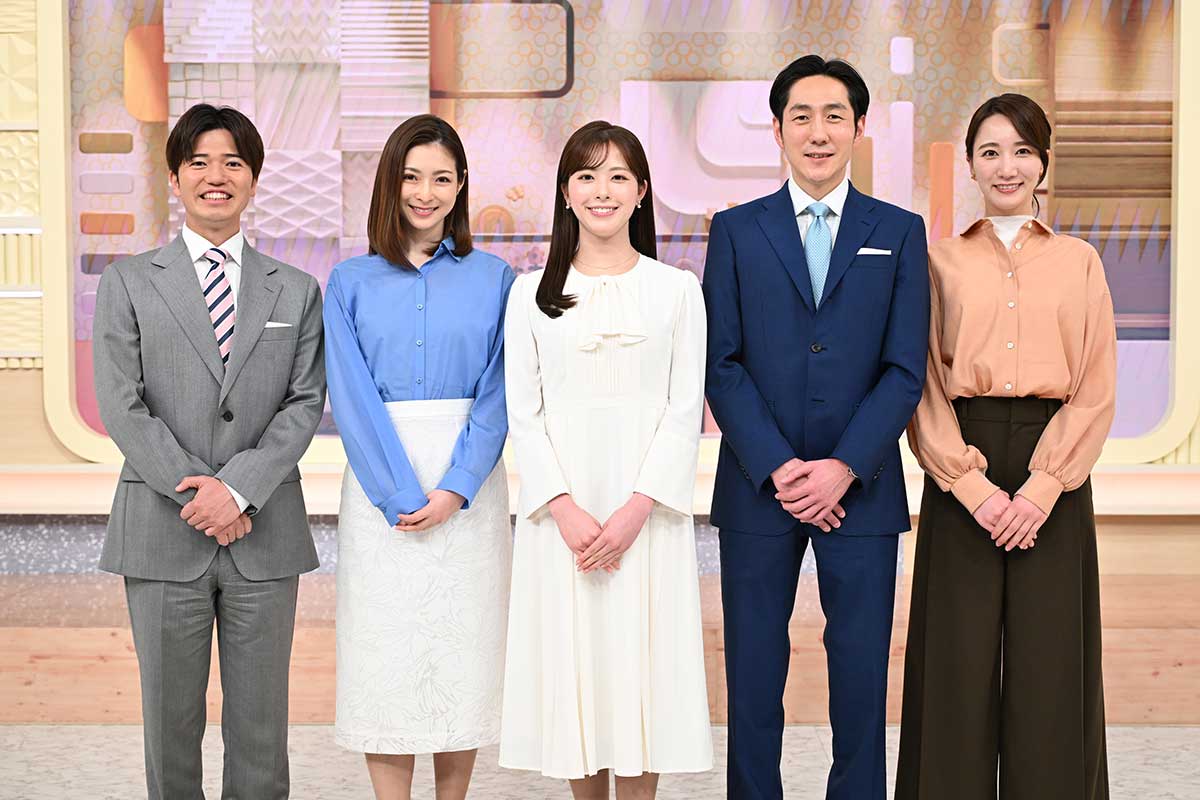 『グッド！モーニング』日曜日新メンバー【写真：(C)テレビ朝日】