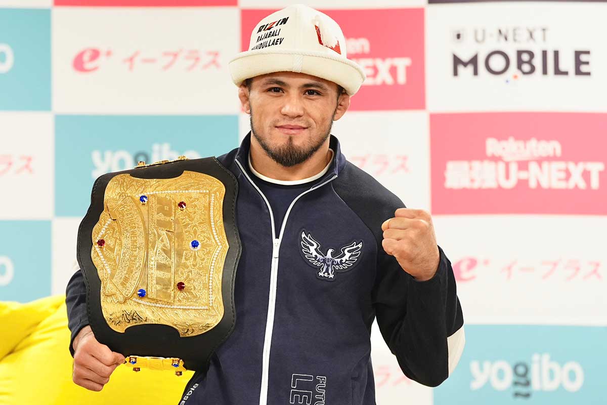 現フェザー級王者のラジャブアリ・シェイドゥラエフ【写真：小林靖】