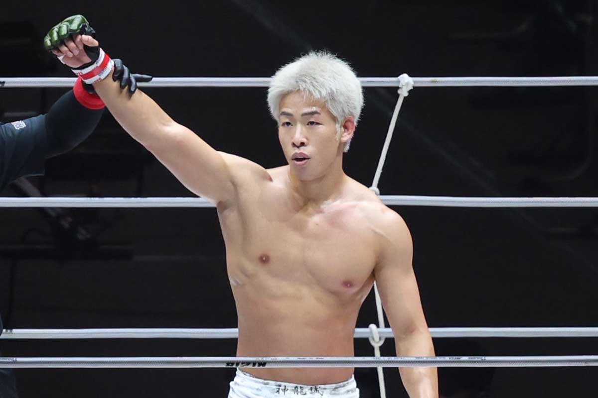 RIZINベルトへの思いを語った【写真：山口比佐夫】