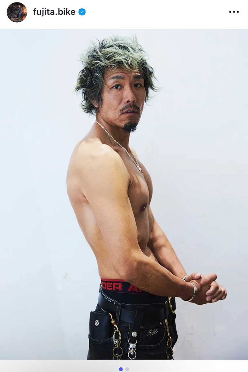 トータルテンボス・藤田憲右の実際の投稿【写真：インスタグラム（＠ fujita.bike）より】