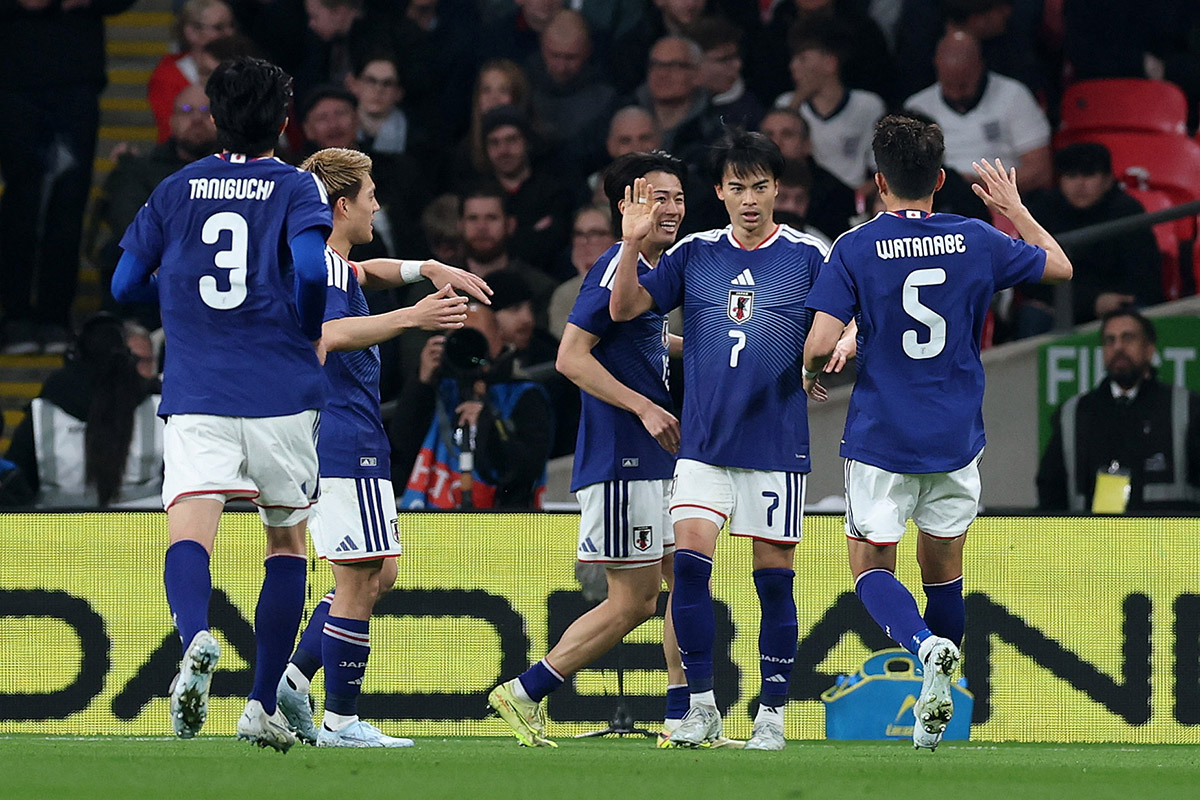 サッカー日本代表【写真：ロイター】