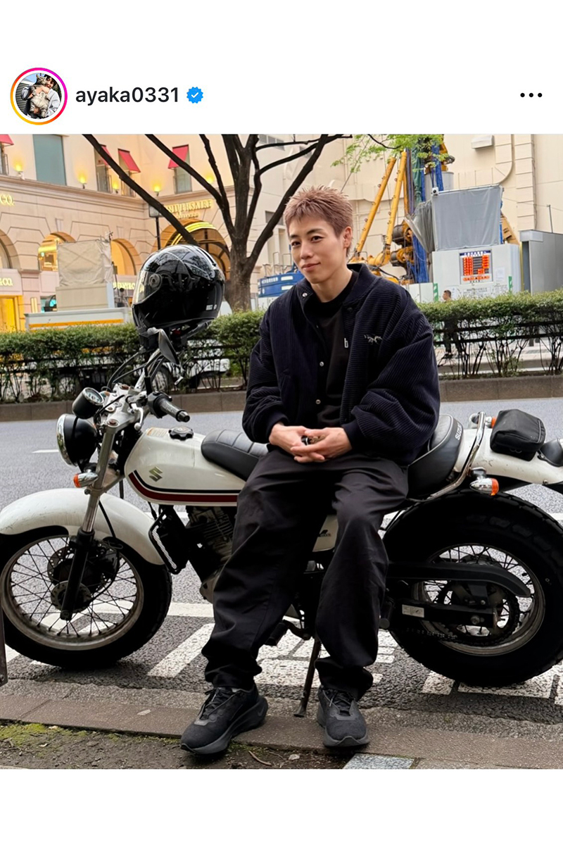 浜崎朱加の実際の投稿【写真:インスタグラム(@ayaka0331)より】