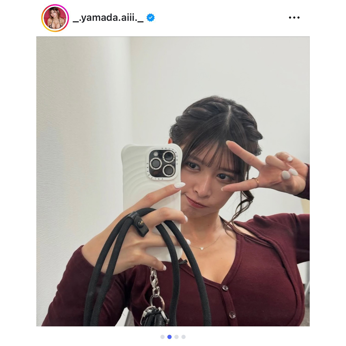 山田あいの実際の投稿【写真：インスタグラム（＠_.yamada.aiii._）より】