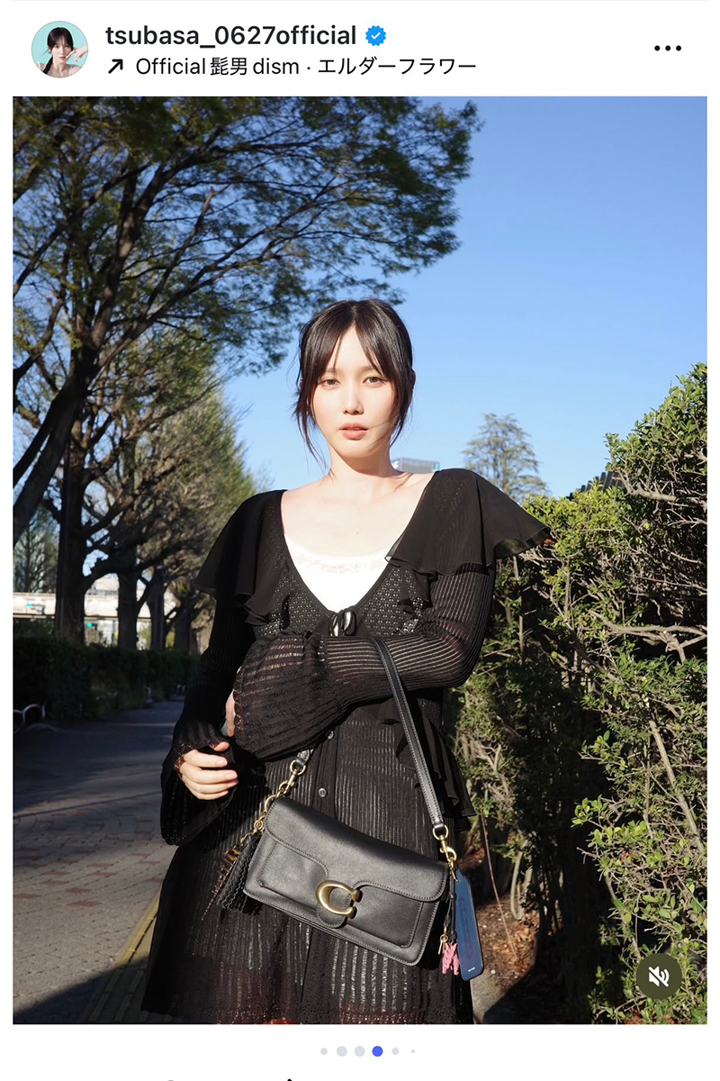 本田翼の実際の投稿【写真：インスタグラム（＠tsubasa_0627official）より】