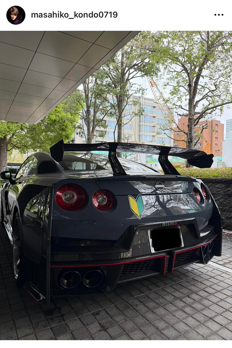 近藤真彦の実際の投稿【写真：インスタグラム（＠masahiko_kondo0719）より】