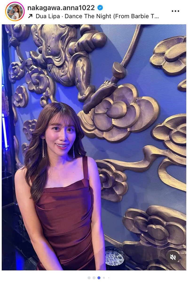 中川安奈【写真:インスタグラム(@nakagawa.anna1022)より】