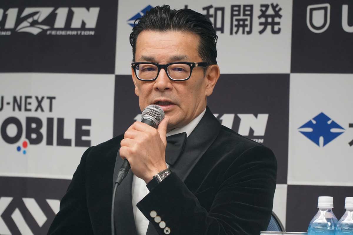 会見に登壇した榊原信行CEO【写真:ENCOUNT編集部】