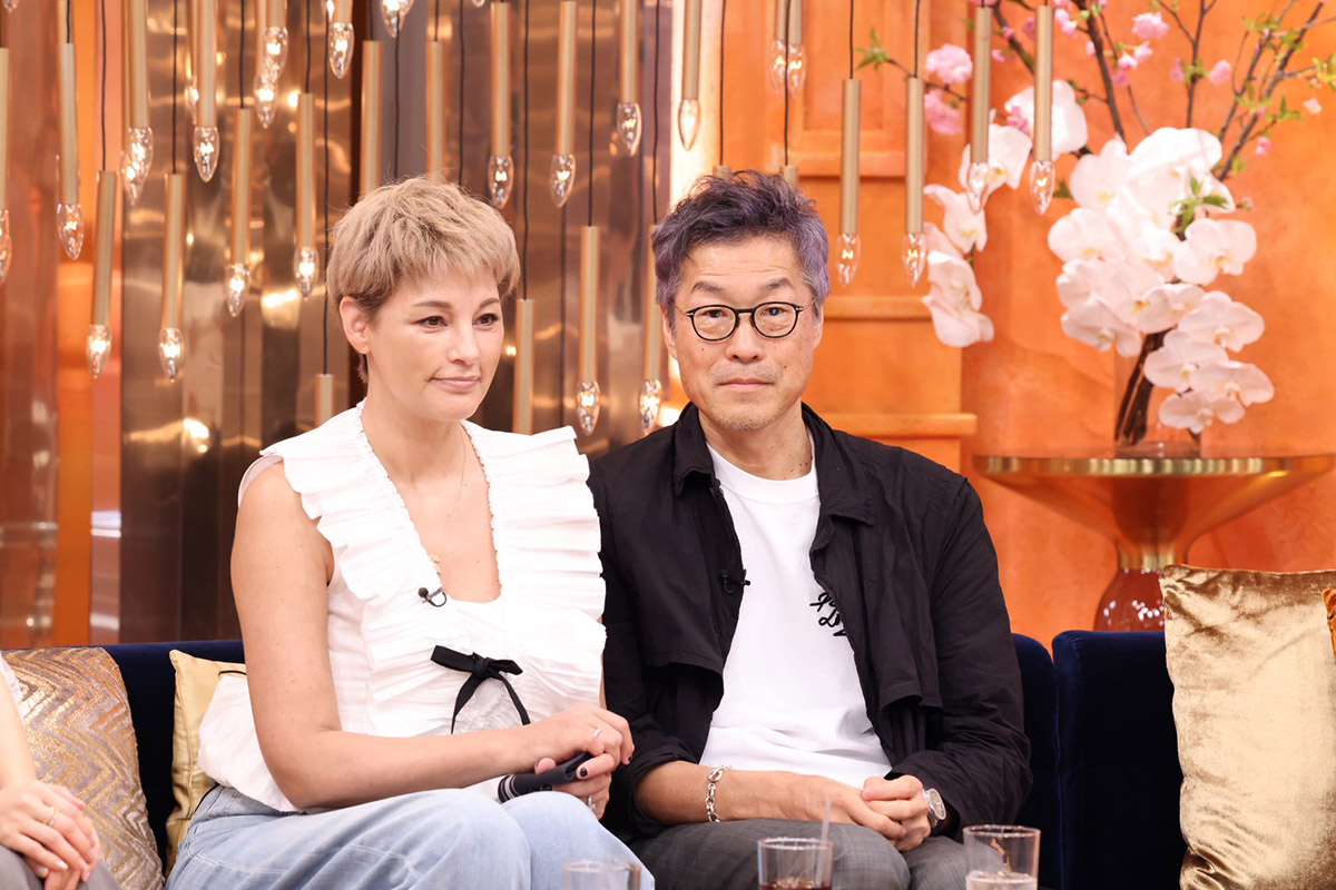 梅宮アンナ（左）と世継恭規さん【写真：(C)AbemaTV,Inc.】