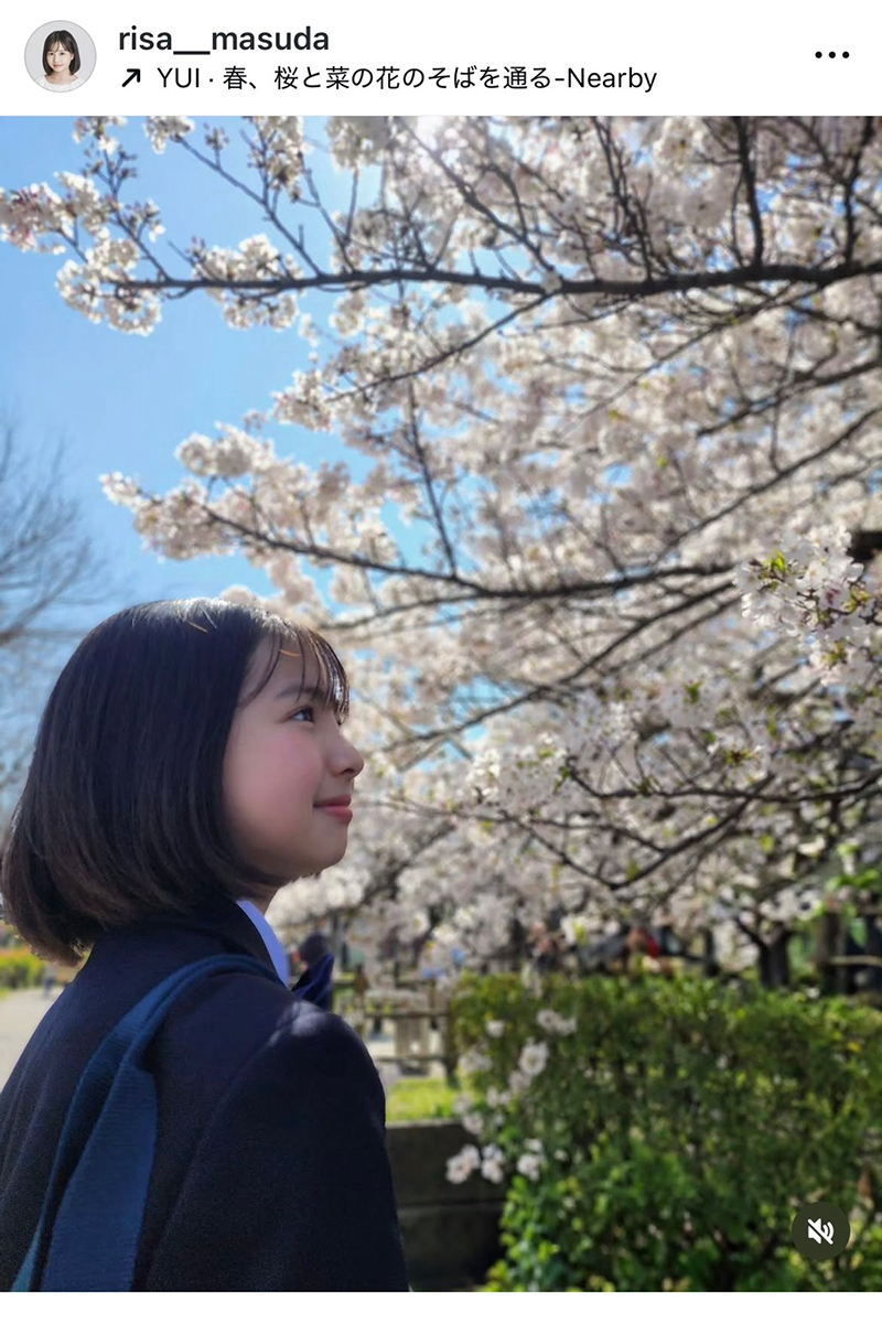 増田梨沙の実際の投稿【写真:インスタグラム(@risa__masuda)より】