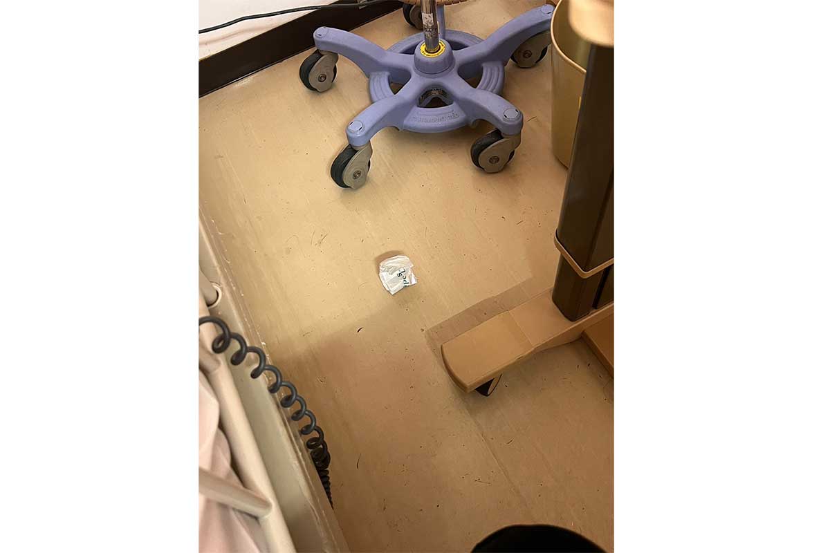 実際のごみの写真【写真：本人提供】