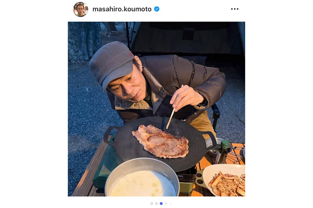 甲本雅裕【写真：インスタグラム（＠masahiro.koumoto）より】