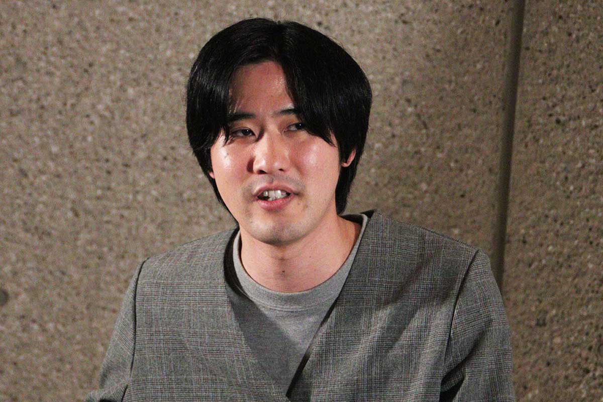 演劇作品『エンドゲーム』に出演する中山求一郎【写真：ENCOUNT編集部】