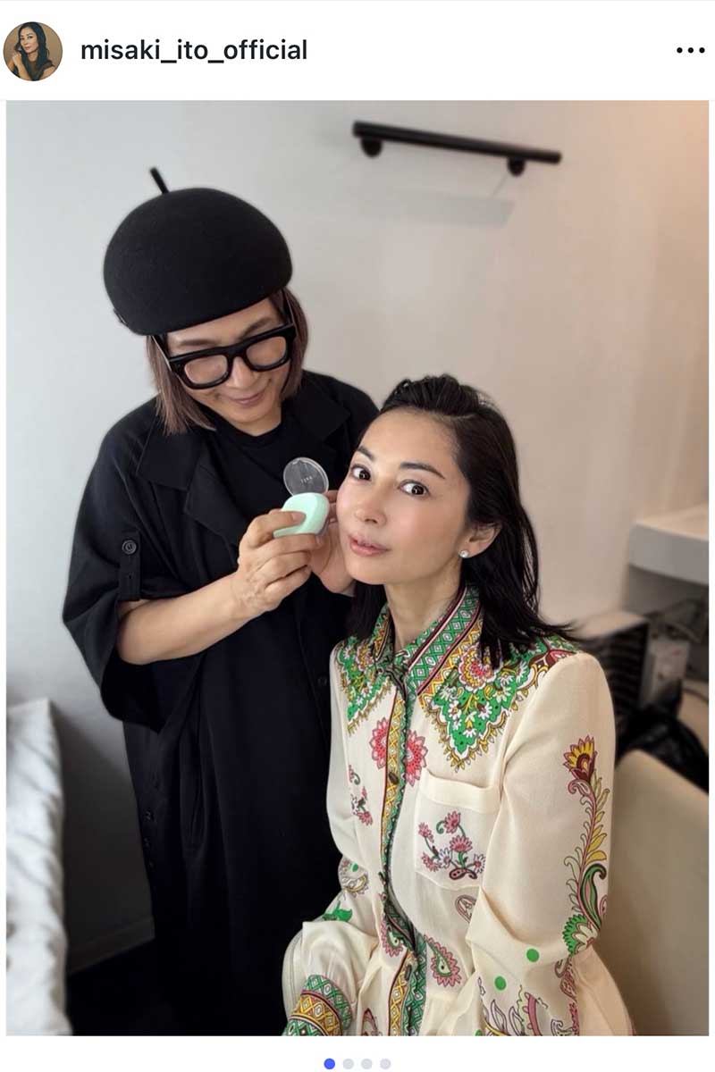 伊東美咲の実際の投稿【写真：インスタグラム（@misaki_ito_official）より】