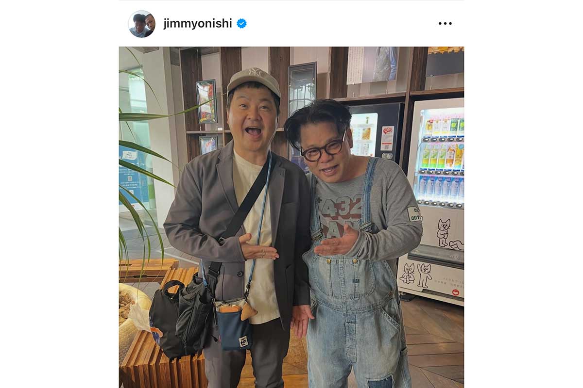ジミー大西の実際の投稿【写真：インスタグラム（@jimmyonishi）より】