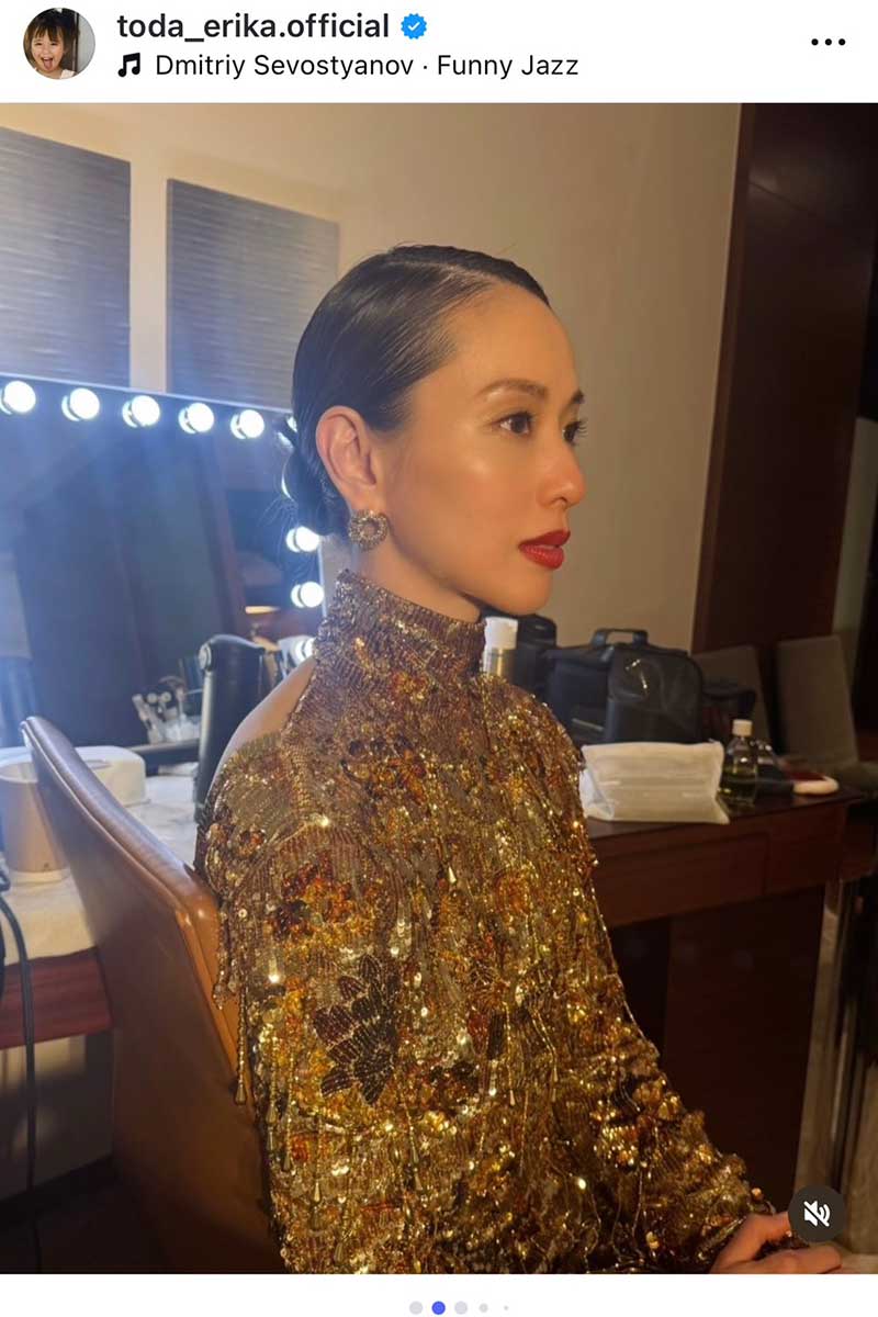 戸田恵梨香の実際の投稿【写真：インスタグラム（＠toda_erika.official）より】