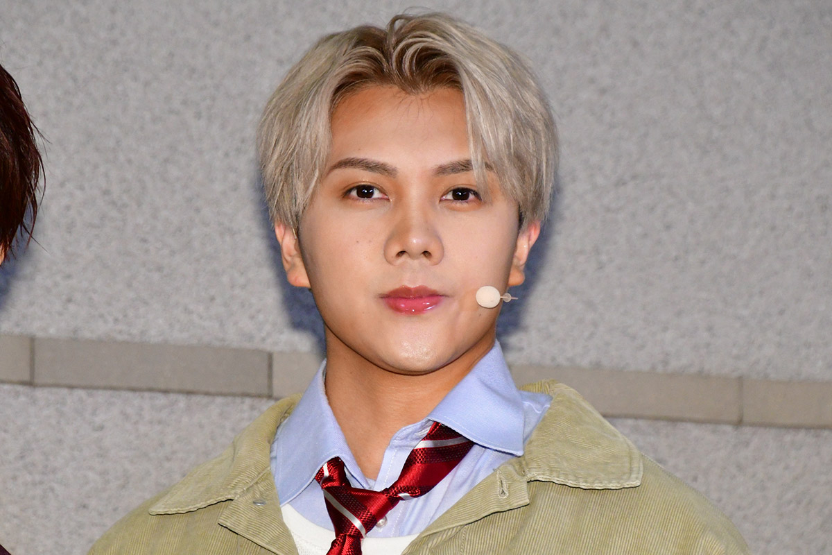 取材会に登壇したKEY TO LITの佐々木大光【写真：ENCOUNT編集部】