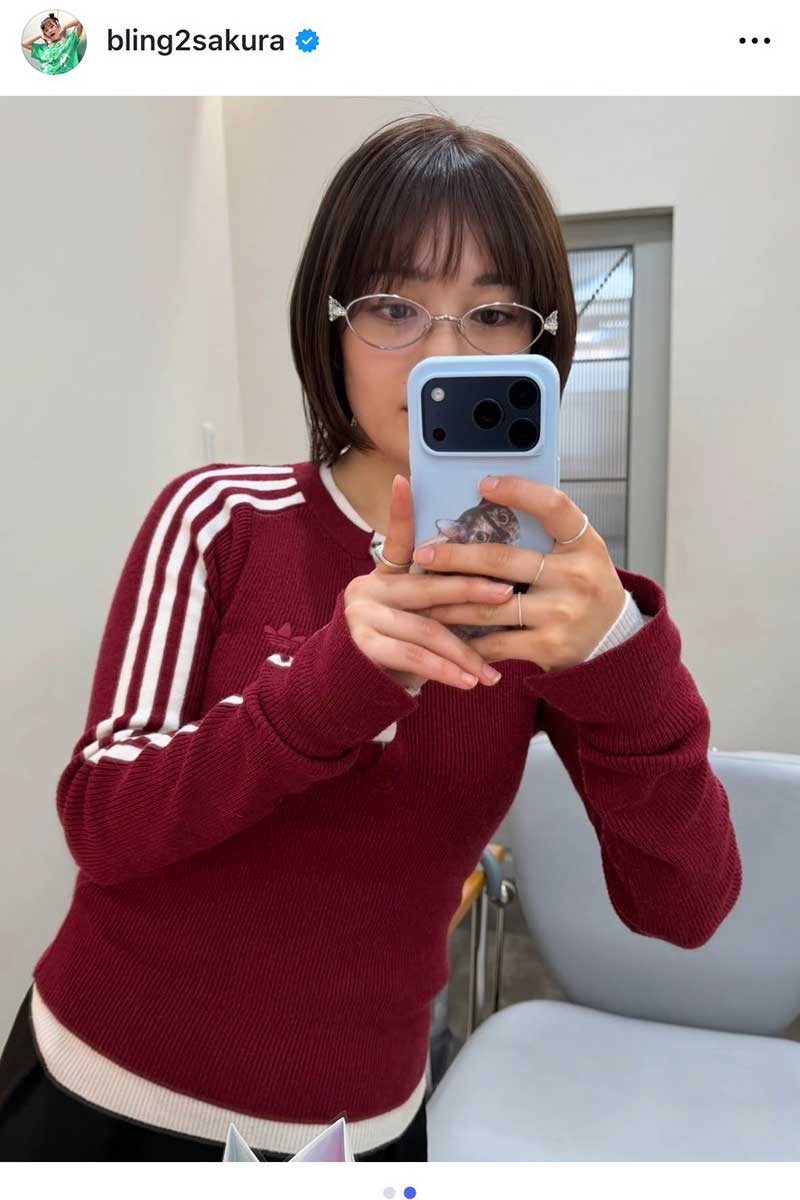 井上咲楽【写真：インスタグラム（＠bling2sakura）より】