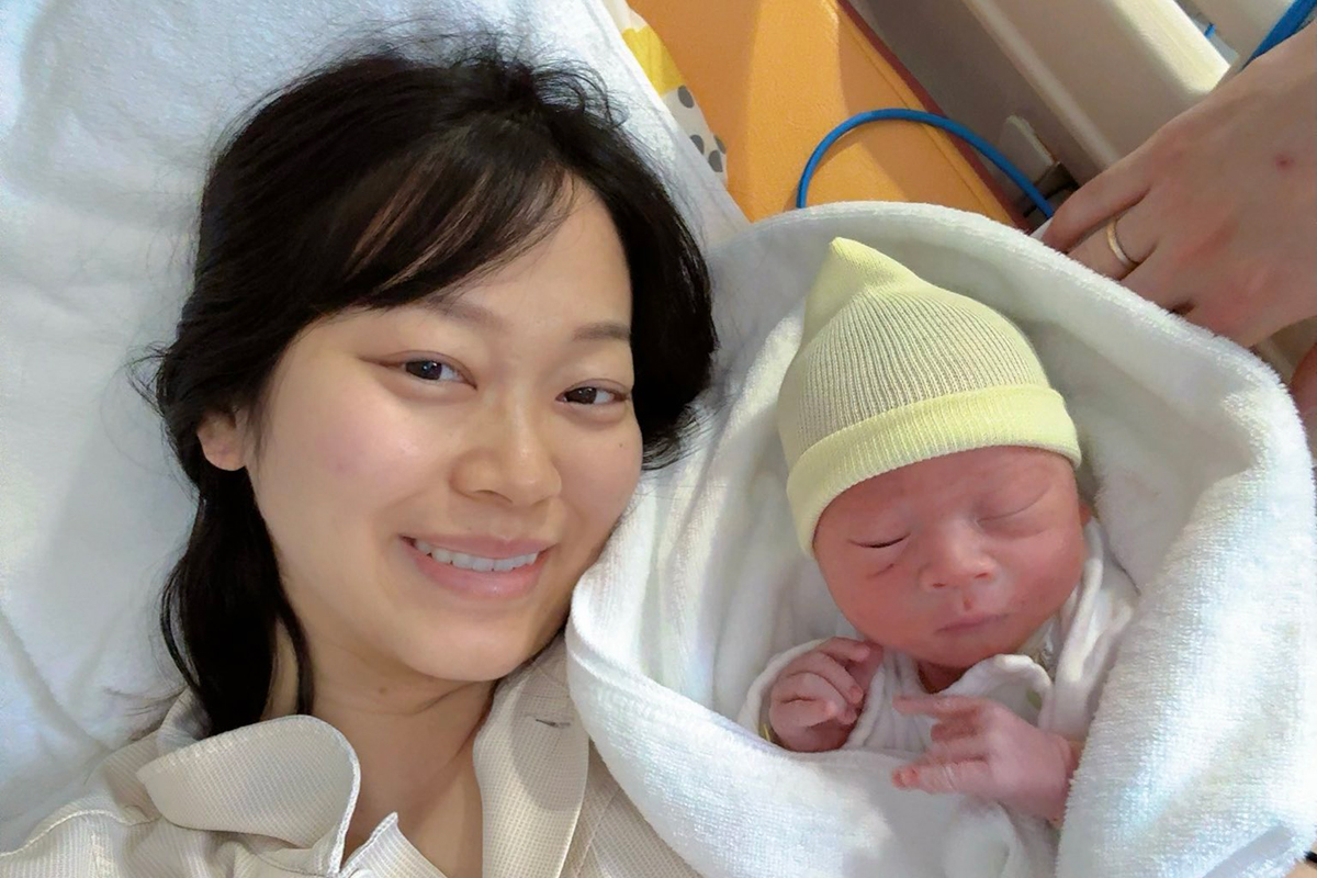 “日本一の運動音痴”郡司りか、第1子男児出産を報告　4年半の不妊治療経て「幸福感でいっぱい」