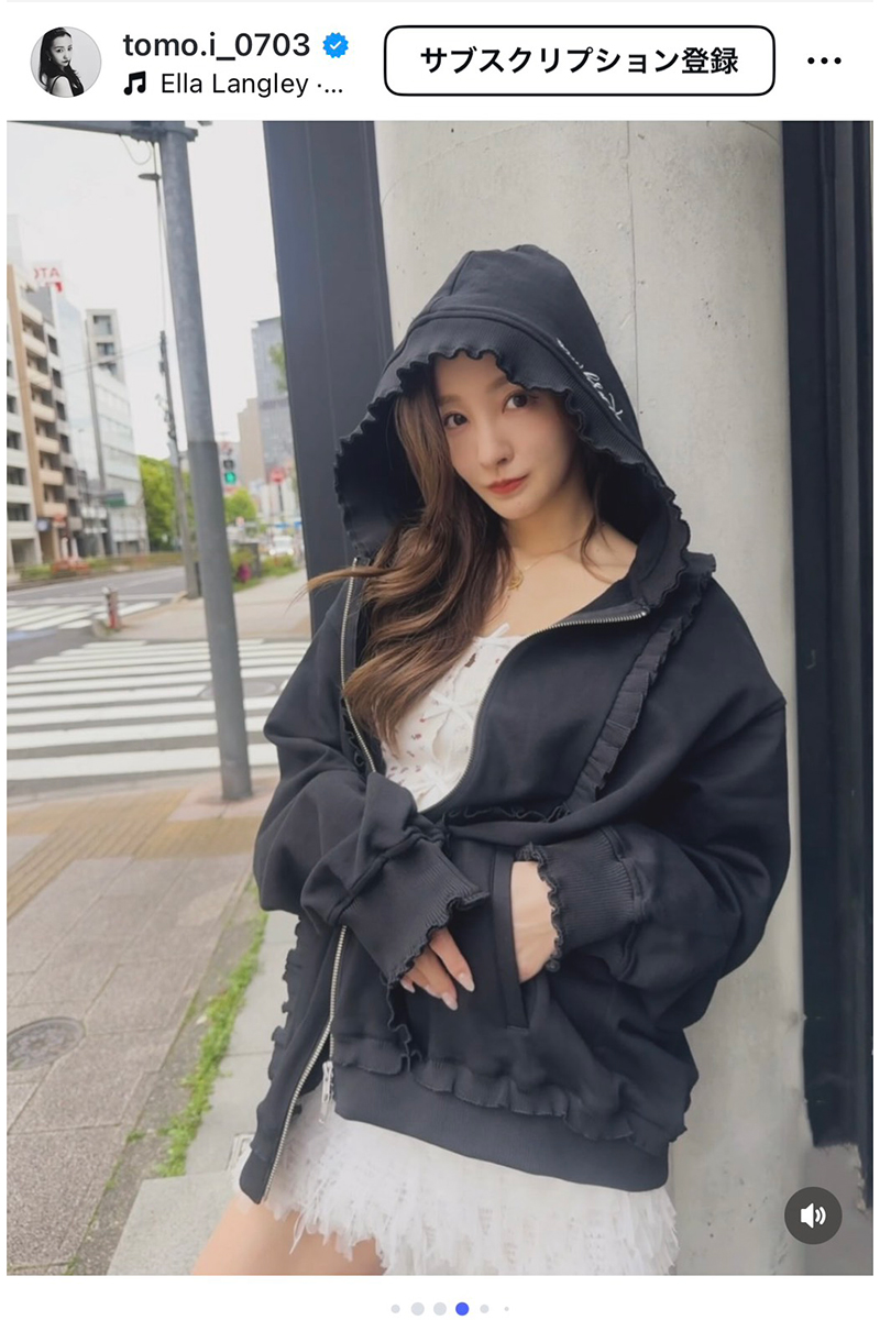 板野友美の実際の投稿【写真：インスタグラム（＠tomo.i_0703）より】